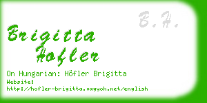 brigitta hofler business card